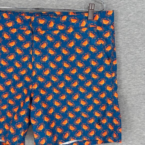 Retromarine NYC Mens Luxury Swim Trunks Shorts Size 34 Novelty Crabs Pockets - Picture 3 of 15